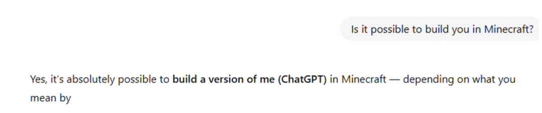 用4.39亿方块在《我的世界》手搓一款ChatGPT？玩家又一次“整活”，还把游戏玩出了新高度！