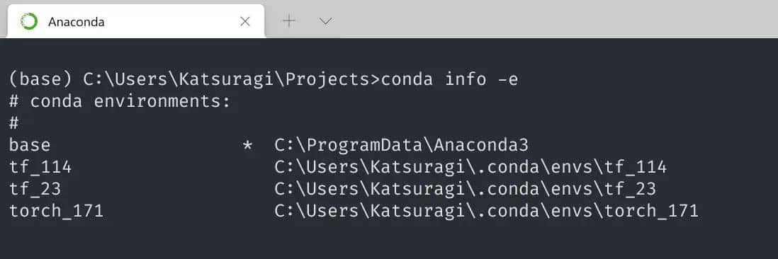 如何在Windows Terminal中启用Anaconda命令