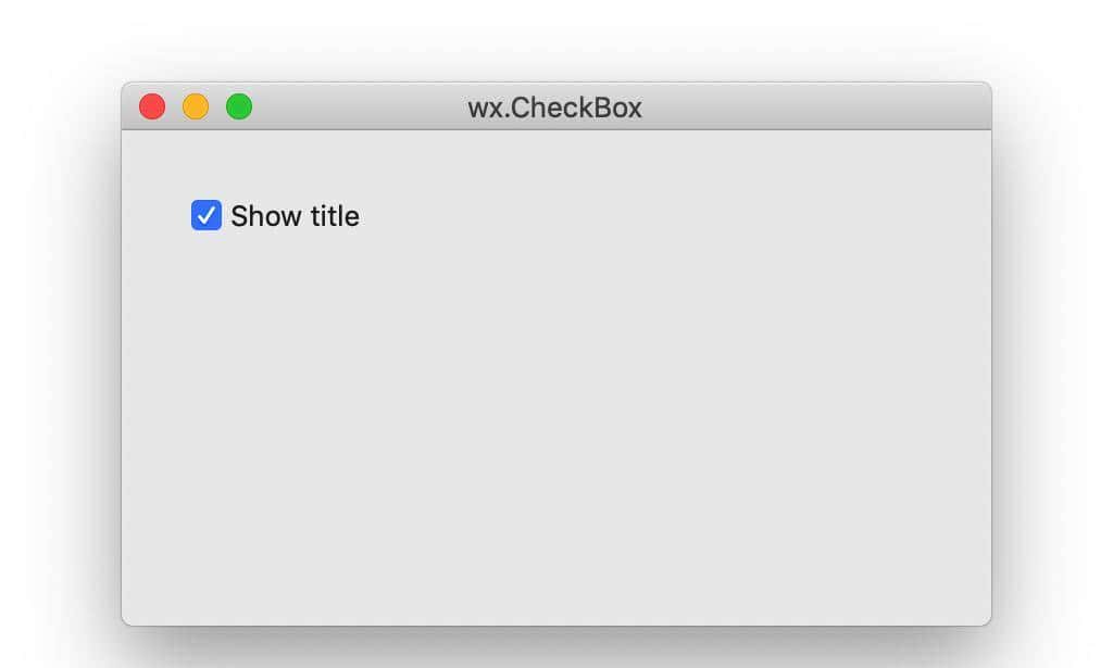 wxpython入门第五步（组件）