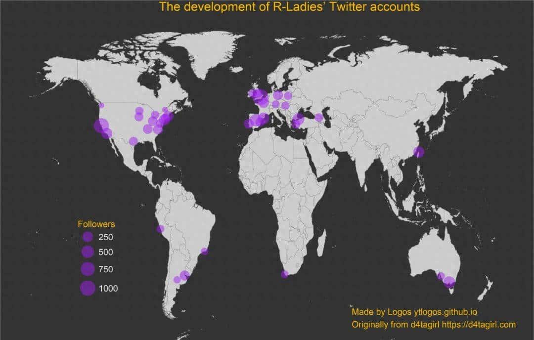 利用gganimate可视化全球范围R-Ladies - 鹿快