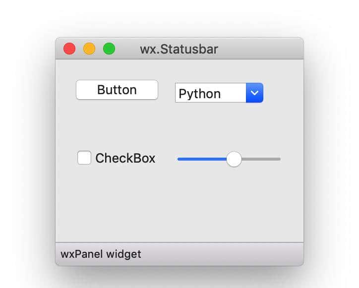 wxpython入门第五步（组件）