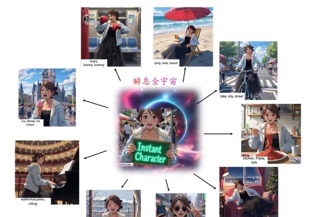 可媲美GPT-4o的开源图像生成框架来了！解决角色一致性难题 - 鹿快