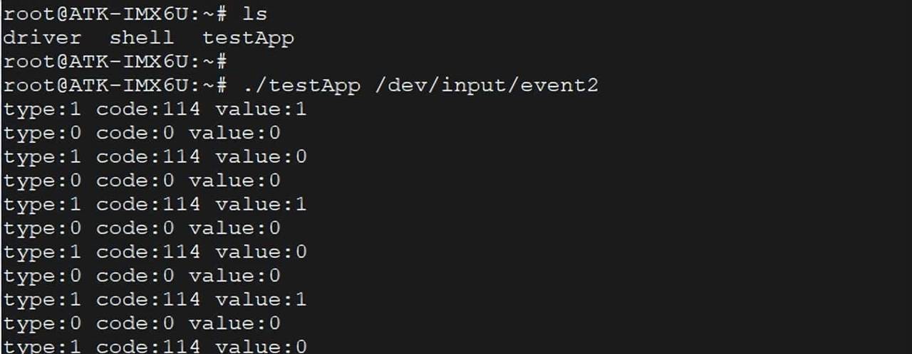 正点原子I.MX6U嵌入式Linux C应用编 第十八章 输入设备应用编程