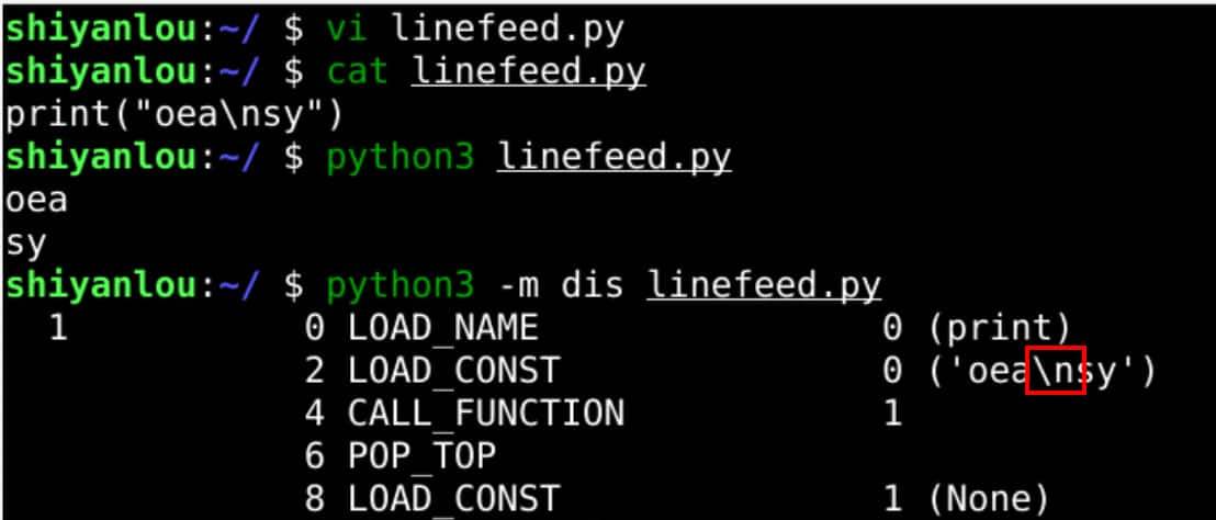 「oeasy」python0020换行字符_feed_line_lf_反斜杠n_B语言_安徒生