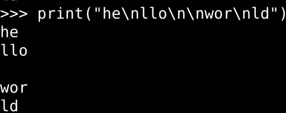 「oeasy」python0020换行字符_feed_line_lf_反斜杠n_B语言_安徒生