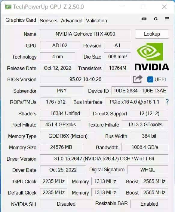 必恩威 GeForce RTX4090 24GB XLR8 Gaming VERTO EPIC-X ARGB OC显卡评测