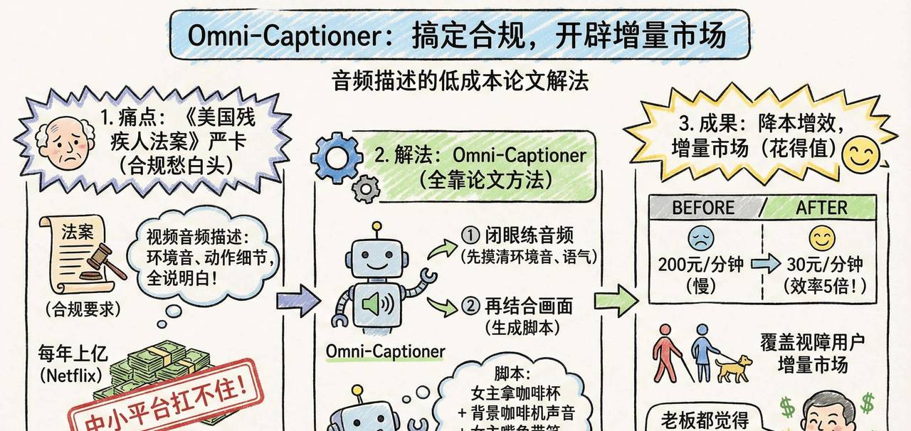 AI看视频总说“胡话”?Omni的“侦探式”三步法把信任钉死