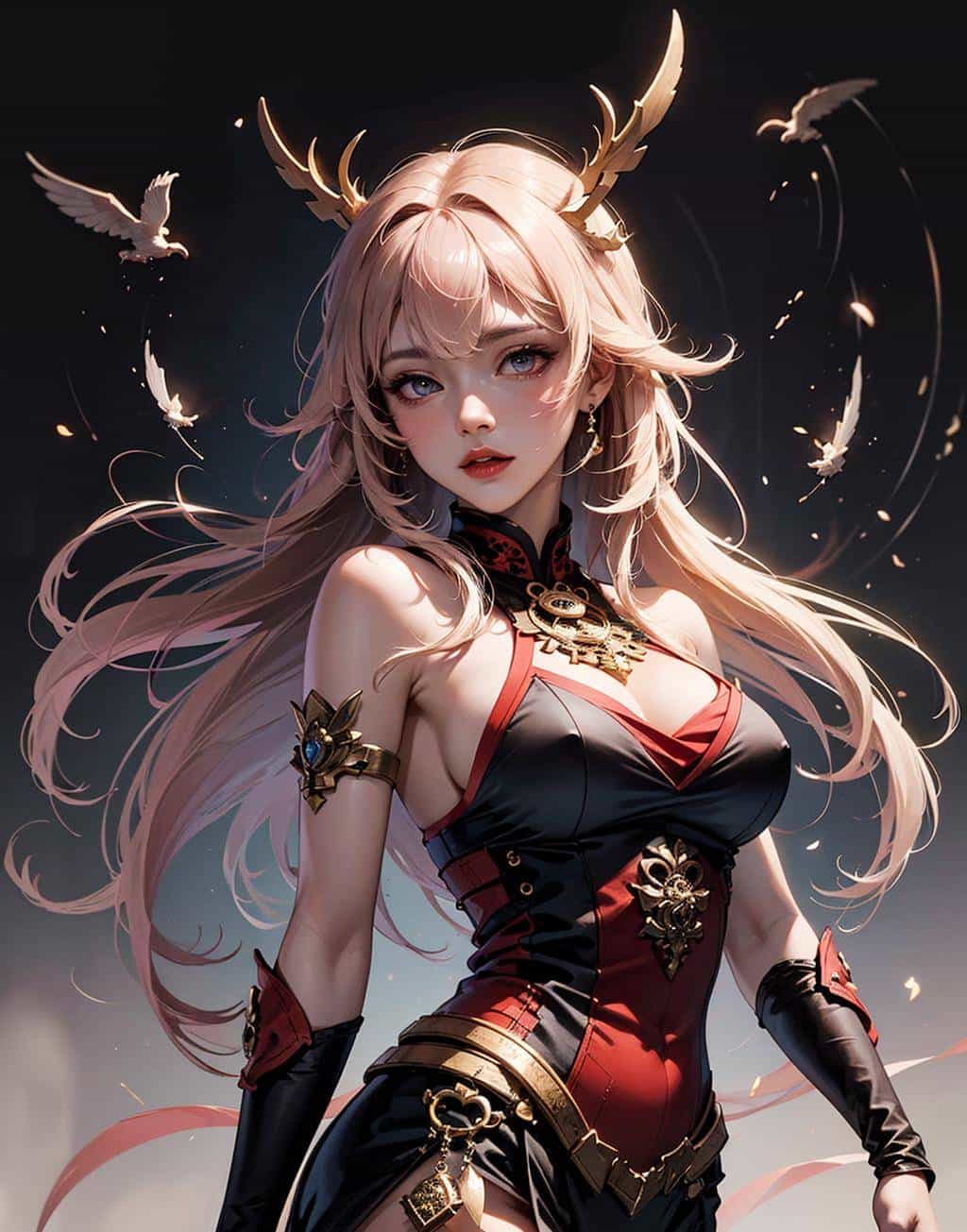 Stable Diffusion AI绘画 - 立绘（附Prompt关键词）