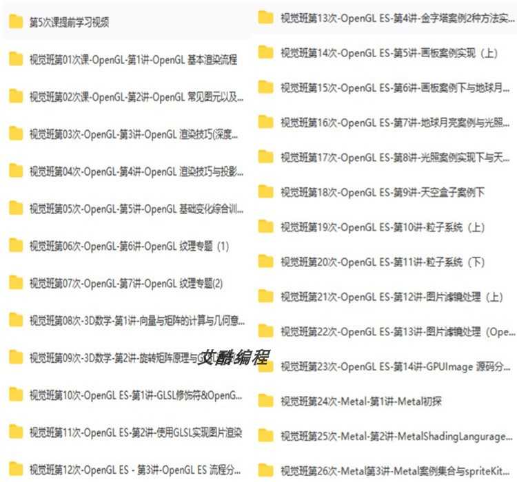 iOS视频教程开发资料OC/swift5源码项目苹果app开发Object-C