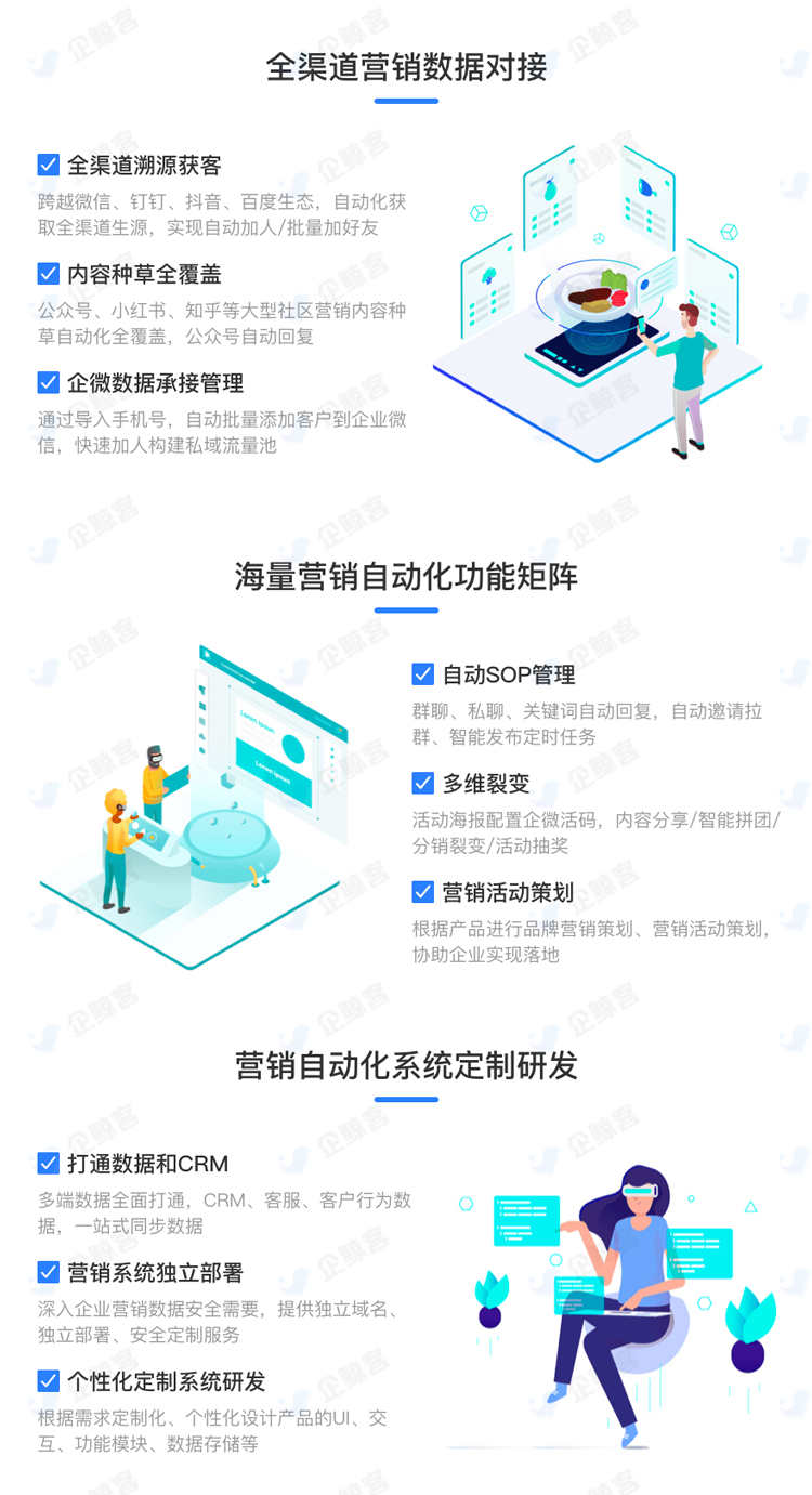企业微信SCRM私域流量电商客户管理系统销售跟进软件系统源码贴牌