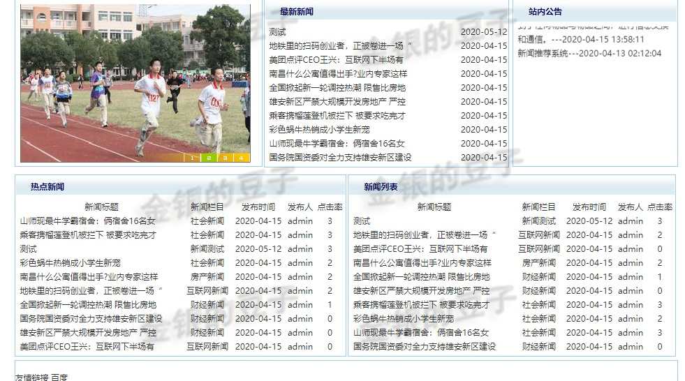 javaweb jsp新闻发布系统新闻管理系统 新闻推荐系统项目源码成品