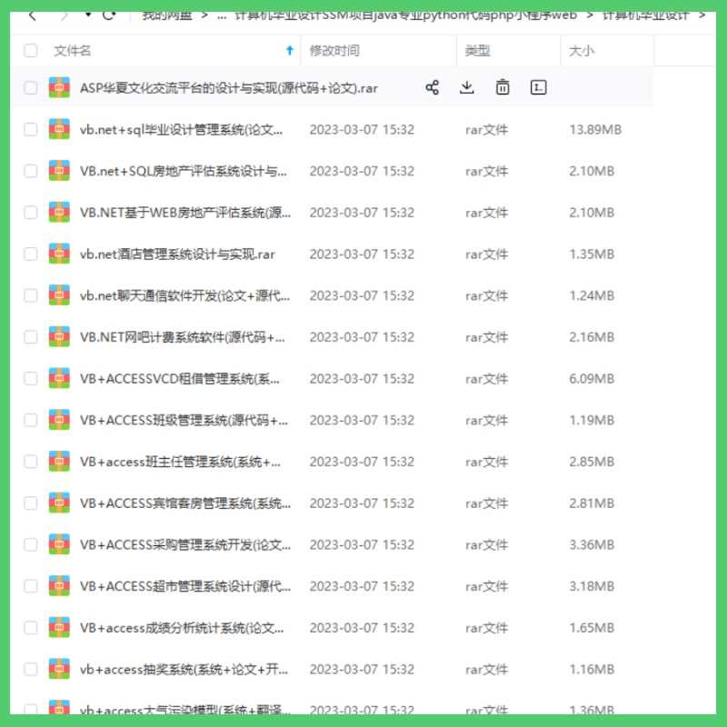 计算机程序设计net项目java项目python代码php小程序web源码素材