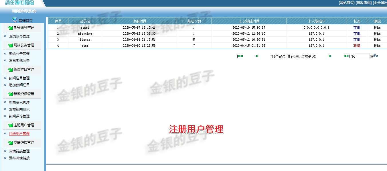 javaweb jsp新闻发布系统新闻管理系统 新闻推荐系统项目源码成品