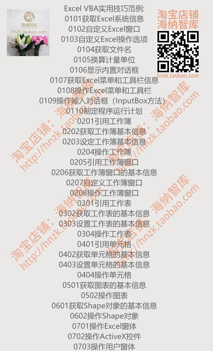 EXCEL VBA宏编程实例源代码范例xlsm源码操作工作簿调用操作图表