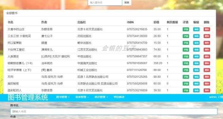 图书馆管理系统源码java ssm eclipse idea带实验报告讲解文档