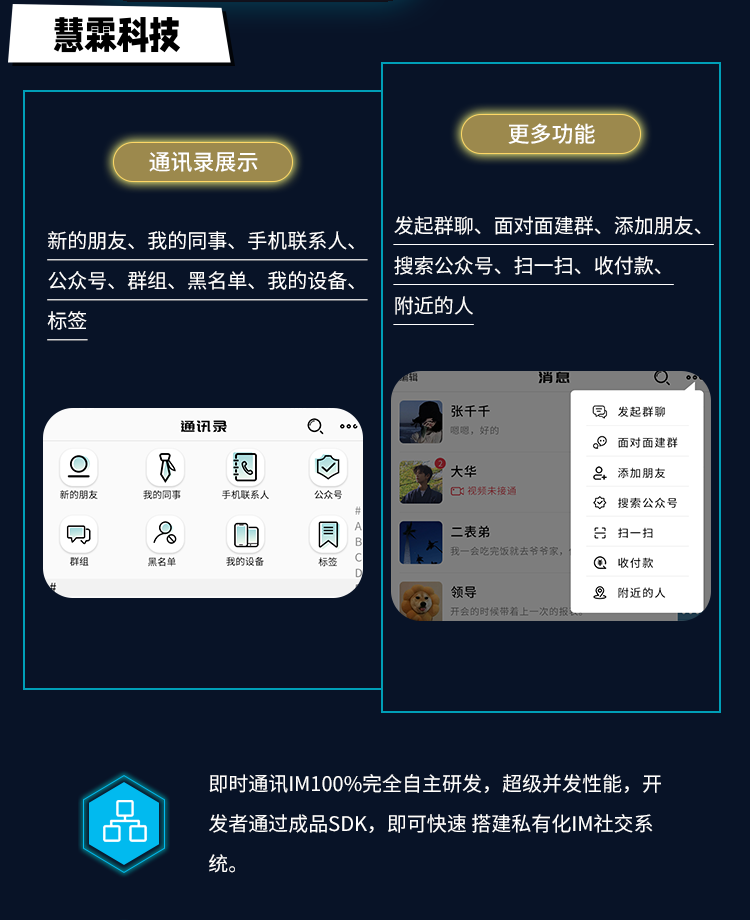 即时通讯APP 阅后即焚红包转账禁言一键群禁抢自带商城系统售源码