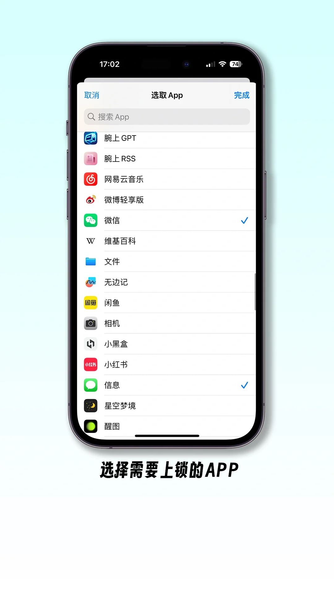给苹果APP上面容锁！ - 鹿快
