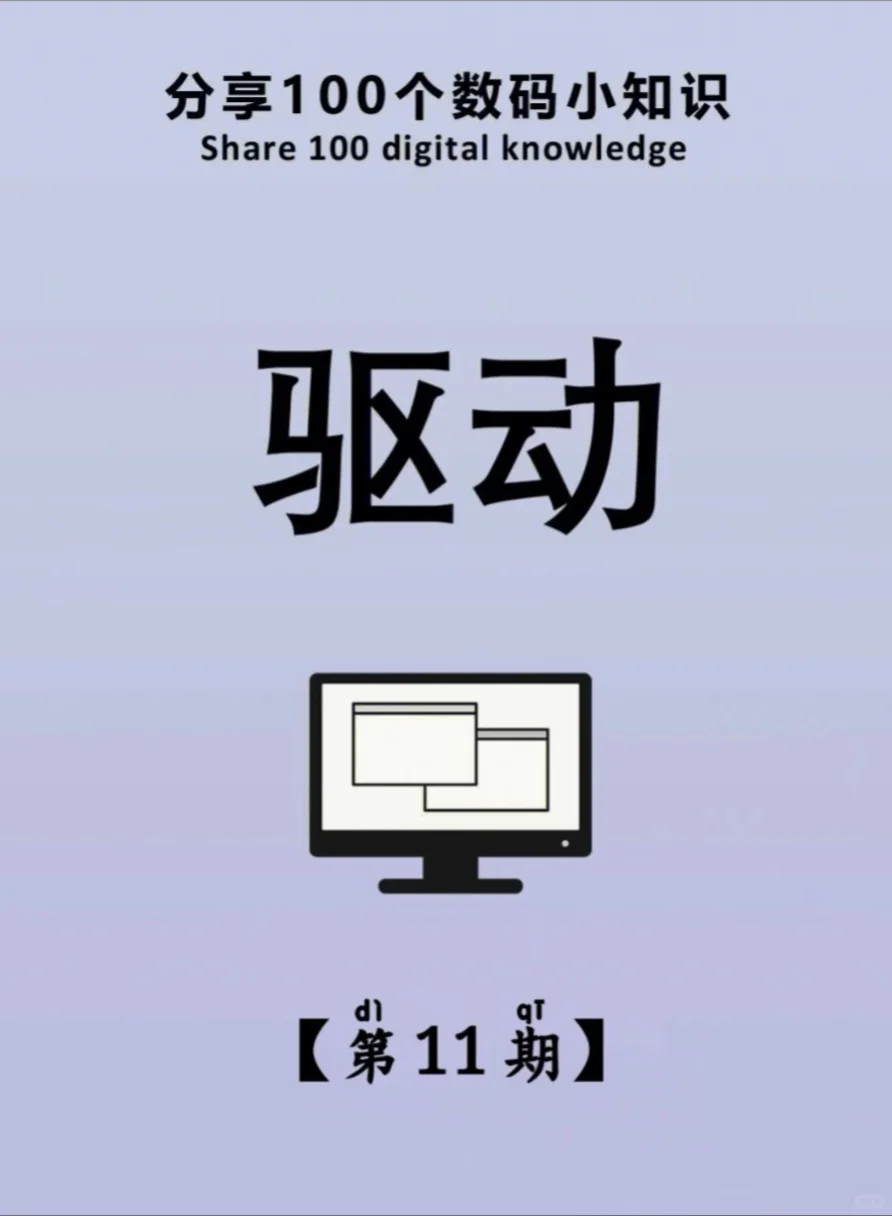 分享100个数码小知识|驱动 - 鹿快